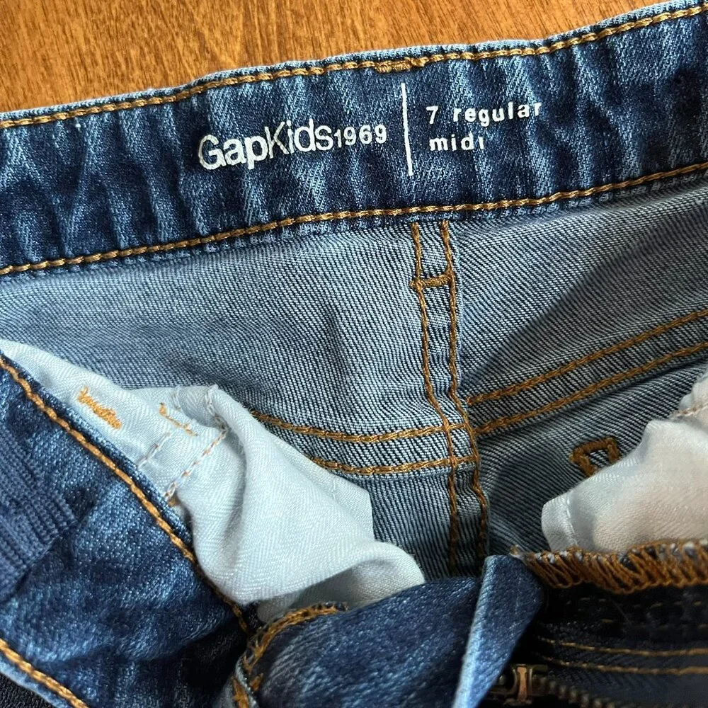 Gap denim cuffed shorts 7
